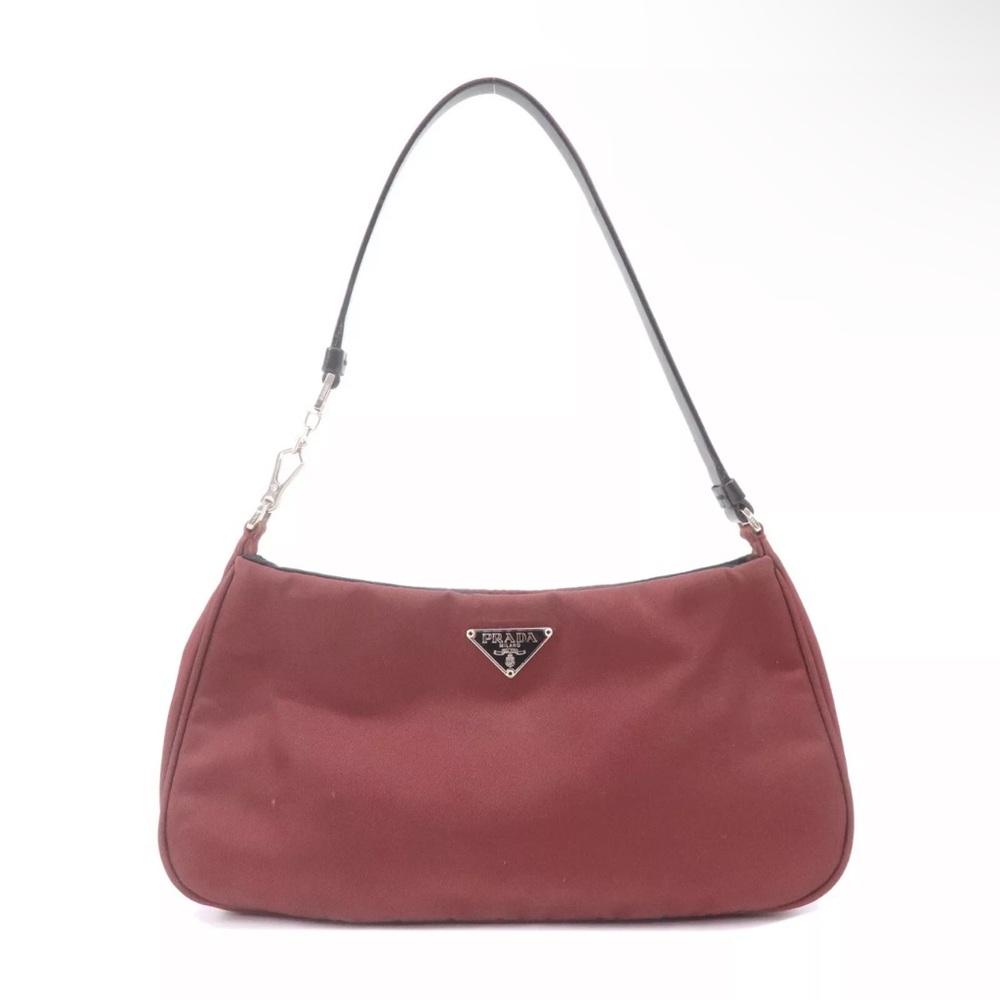 Prada Burgundy Shoulder Bag